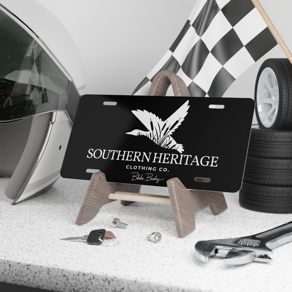 Southern Heritage Original 2.0 License Plate Black