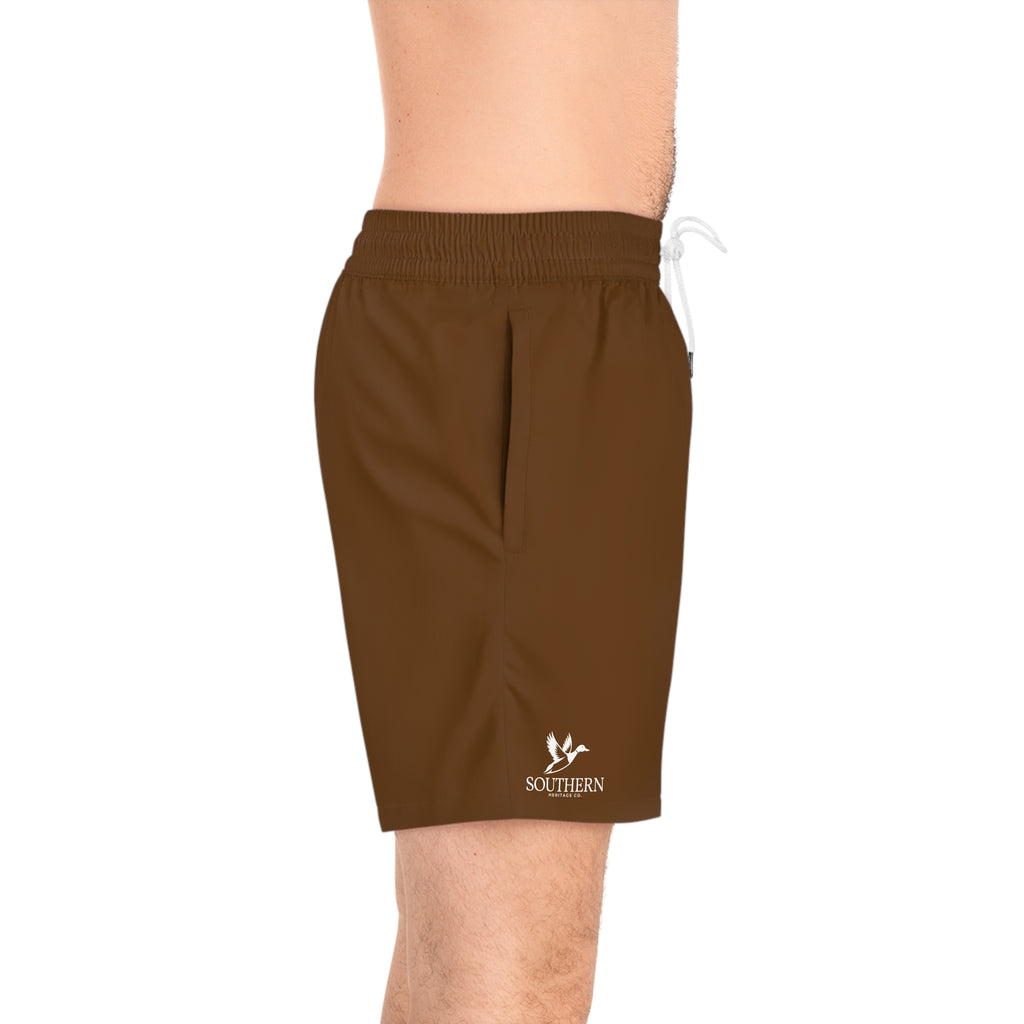Southern Heritage - Dark Brown above knee shorts
