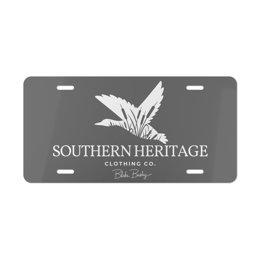 Southern Heritage Original 2.0 License Plate Gray