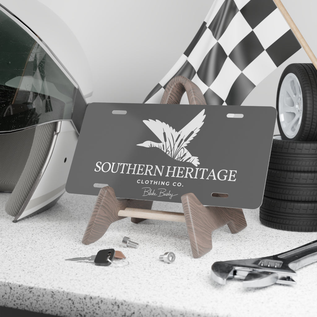 Southern Heritage Original 2.0 License Plate Gray