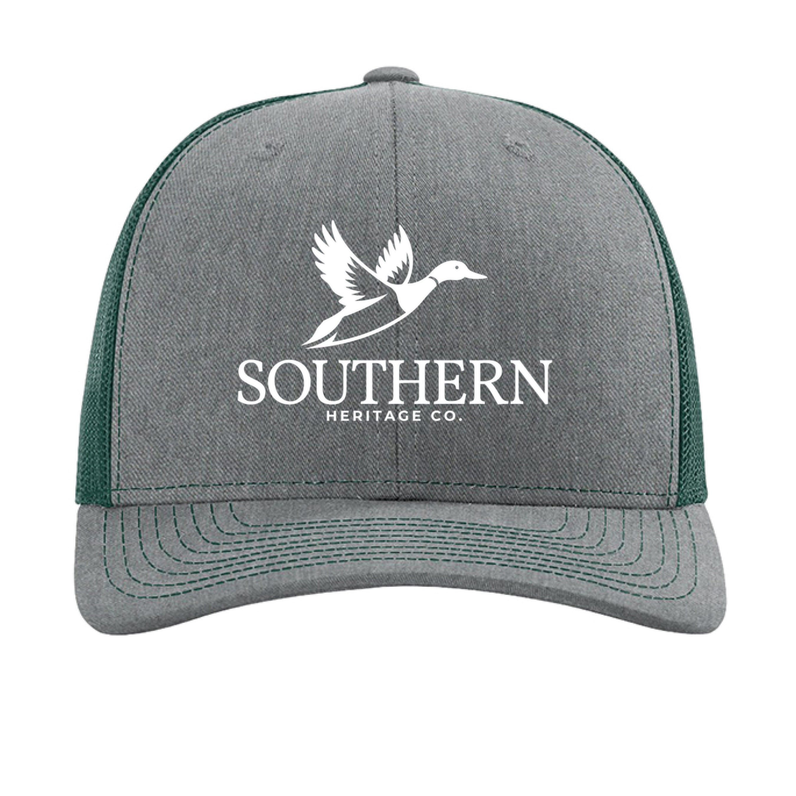 Heather Grey/ Dark Green - FRONT